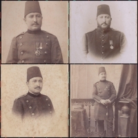 OSMANLI KABİN FOTO LOTU 19. yy.sonu - 17 x 11 cm.